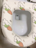 恒耐达马桶垫防水四季通用家用马桶坐垫手提坐便套粘贴式加厚可水洗卡通 布朗猫+邦尼兔 实拍图
