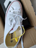 匡威（Converse）男鞋女鞋新款ALL STAR帆布鞋经典潮流低帮情侣鞋百搭休闲运动鞋 101000 白色 36.5 实拍图