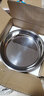 HUYO 蒸凉皮锣锣316不锈钢蒸面皮锣锣家用做凉皮的工具双耳不粘凉皮盘  带耳盘28cm【送刮板+油刷+提盘夹】 实拍图