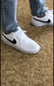 耐克（NIKE）男鞋 2025新款秋冬COURT VISION休闲鞋低帮运动鞋透气板鞋子男 白色黑勾-100/TERRA MANTA 39 实拍图
