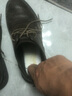 将肯（JIANGKEN）【闪电发货】轻奢牛皮男鞋英伦风休闲皮鞋手工缝制男靴加绒工装靴 棕色-四季款 42 实拍图