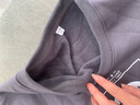捷云帝（JIEYUNDI） 加绒卫衣男大码宽松休闲男装纯色保暖圆领上衣加厚内搭外穿上衣 【加绒】帽子 深灰 2XL 建议130-145斤 实拍图