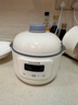 艾仕玛（ASMA）电炖锅炖盅家用小型2一3人隔水炖锅炖汤盅电炖锅陶瓷煲汤燕窝炖蒸锅一体隔水炖 1L白瓷内胆+预约保温+蒸笼 1L 实拍图