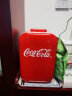 可口可乐（Coca-Cola）载小冰箱10L迷你小冰箱车家两用小型家用宿舍冷藏加热箱 复古红 实拍图