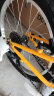 迪卡侬混合路面自行车RIVERSIDE变速钢制车架青少年儿童带脚撑车铃 黄20寸120~135cm 实拍图