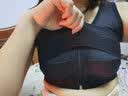 医贝姿隆胸术后假体固定内衣乳房重建塑形托胸聚拢束胸衣束乳绷带塑身衣 肤色 M 【100-110斤/C杯左右】 实拍图