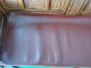 原牧 头层水牛皮凉席红木沙发垫 夏季牛皮坐垫椅垫子 单张 红棕整张无拼 60*60cm 实拍图