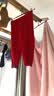 鹏优婴儿衣服红色百天周岁服纯棉春薄宝宝抓周服秋冬保暖内衣套装新年 福字中国结保暖款 90 （建议1-1.5岁） 实拍图