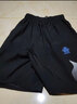 左斯客短裤男夏季薄款冰丝透气沙滩裤运动五分裤速干大裤衩大码跑步裤子 8003黑蓝 L(建议100-120斤) 实拍图