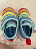 卡特兔儿童凉鞋男童夏童鞋学步鞋1-6岁毛毛虫凉拖女宝机能鞋包头学步鞋 彩虹色 21 内长13.0cm 脚长12.0-12.5 实拍图