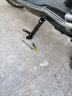 享惠油适用CNC可调节边撑电动车单边脚架踏板车福喜摩托车战速脚撑支架 黑色 实拍图
