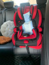 贝蒂乐（happybe）汽车儿童安全座椅isofix硬接口9个月-12岁小孩宝宝安全椅车载简易 红黑色（ISOFIX硬接口） 实拍图