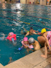 李宁（LI-NING）浮袖儿童成人游泳手臂圈男女童手臂浮圈宝宝初学专业游泳装备 鲨鱼粉色 实拍图