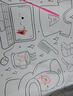 SUPERDOTS儿童涂鸦画卷填色绘画长画卷幼儿园宝宝不脏墙可裁剪可贴墙画纸 3米不重复【生活用品】可贴画纸 实拍图