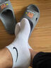 三师哥袜子男女棉袜秋冬季运动袜防臭吸汗篮球袜长筒袜男士中筒透气 【三双袋装】白色 3双 均码 中筒【35-44码】 实拍图