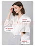 晚白高级感法式白衬衫女2025春款时尚洋气小衫通勤百搭雪纺衬衣上衣 白色 M 实拍图