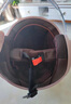 野马（YEMA）电动车头盔女士四季通用电瓶车半盔电瓶车成人可爱国标安全帽 亚红字母-透明镜+防雾贴片 均码 实拍图