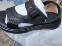 红蜻蜓男鞋夏季新款防滑凉鞋男日常百搭休闲爸爸沙滩鞋WTT23258 黑色 38 实拍图