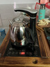 鸿冠 整套紫砂陶瓷功夫茶具套装茶盘自动电磁炉茶台茶海茶道家用办公 13款：火烧柏木+浮雕紫砂=598 实拍图