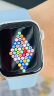 闪魔适用苹果手表膜apple iwatch S9保护膜ultra钢化膜全屏S8/7/6/5/4se膜 4-6/SE/SE2【44mm】2片*曲面全屏软膜 实拍图