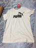 彪马（PUMA）短袖T恤男秋季运动服时尚logo圆领跑步休闲半袖上衣 596535-02/白色/大logo L 实拍图
