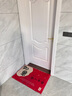 梦蜓入户地垫门口脚垫入户门进门垫子红色防滑耐脏地垫60*90cm如意 实拍图