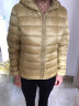 雅鹿轻薄羽绒服女短款连帽秋冬新款90绒轻便外套ap 姜黄色 165/L 实拍图