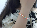 倾爱925银生日五彩绳手链手工编织好运手绳送闺蜜女友生日礼物 好运五彩手链女款 实拍图
