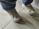 泰兰尼斯童鞋211秋冬新款学步鞋男宝宝加绒鞋女童防踢耐磨机能鞋婴儿鞋 白/杏-超纤-春秋款 23 内长15cm 适合脚长13.8-14.2 实拍图