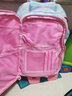 花迹（HUAJI）小学生拉杆书包 1-3-6年级女生儿童书包护脊6-12周岁女孩减负防水 粉色库洛米 两轮送挂件 实拍图