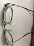 蔡司（ZEISS）镜片近视眼镜框可配度数男士防蓝光半框变色散光纯钛专业配眼镜架 122207 黑银 配康美达1.60防雾防蓝光0~600 实拍图