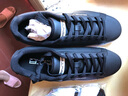 安踏男鞋板鞋男皮革面休闲运动鞋2025冬季新款平板小白鞋潮流滑板鞋男 黑-8053 42 实拍图