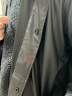 H&M男装夹克外套高领长款连帽户外潮流疏水单排扣大衣0978427 黑色 175/100 晒单实拍图
