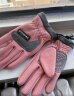 慕熙威尔（MUXIWEIER）儿童手套男女孩学生中大童秋冬季加绒保暖户外运动骑行山地车防滑 全粉色 L（9-14岁） 实拍图