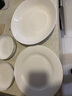 瓷秀源 纯白骨瓷盘子陶瓷碟子菜盘饭盘牛排盘西餐盘简约瓷器可定制 9英寸饭盘1个 直径 23cm 实拍图
