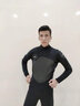鲨巴特（SBART）加厚防寒潜水服男连体长袖长裤保暖泳衣浮潜冲浪衣游泳湿式冬泳衣 1.5MM男1283黑色 M 建议高160-172重95-110斤 实拍图