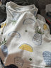 小素材儿童背心宝宝马甲夏季竹纤维新生儿婴儿无袖小吊带男童女春秋薄款 夏日水果背心蓝 110码（4-5岁） 实拍图