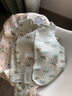 翘脚鸭婴儿衣服新生儿连体衣纯棉秋冬季保暖夹棉春秋款贴身满月宝宝睡衣 浅绿小小象【2件套】（保暖款） 80cm （建议9-12个月） 实拍图