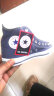 匡威（Converse）帆布运动鞋 高帮休闲鞋 经典男女板鞋全明星 ALL STAR HI NV-藏青色 265mm 实拍图