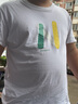 啄木鸟（TUCANO）短袖t恤男夏季圆领短袖纯棉T恤百搭打底衫男装衣服 白色 3XL 实拍图