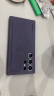 三星（SAMSUNG）Galaxy S24 Ultra原装立式腕带保护壳 手机套 原厂手机壳 多功能保护套 深紫色 实拍图