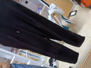 西域传奇 冰丝裤子男夏季超薄款裤九分休闲长裤宽松百搭束脚运动ins潮流 黑色+灰色(两条装) L 实拍图