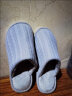俞兆林 YUZHAOLIN 男女简约冬季室内居家办公室可爱卡通舒适厚底毛线绒保暖情侣棉拖鞋 A2057 灰色 42-43 实拍图