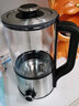 西麦（CIMI）煮茶壶1.2L蒸茶壶蒸汽喷淋煮茶器 316L不锈钢蒸茶器玻璃养生壶 1008单网（316L发热盘） 1.2L 实拍图