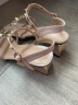斯普王（SIPUWANG）凉鞋女2024年夏季新款铆钉网红时尚气质仙女风中跟粗跟罗马女鞋子 粉红色 （4.5厘米） 37 晒单实拍图