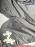 唐号短裤男生舒适潮流侃爷FOG高街休闲宽松大码五分裤女直筒学生美式 长隆  G32  黑色 XL 实拍图