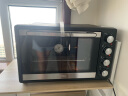 约肯意欧（UKOEO） 高比克全自动电烤箱家用大容量52L烘焙8管多功能烤箱烤蛋糕做私房烤肉烤披萨5002烤面包点心烤箱 黑色款 52L 实拍图