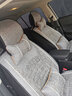 垫夫人现代新名图胜达领动朗动瑞纳ix25伊兰特ix35汽车座套四季全包坐垫 粗麻五座全包豪华版-质感灰 实拍图