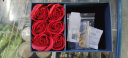 中国黄金（CHINA GOLD）黄金项链女款足金镂空莫比乌斯吊坠素链情人节生日礼物送女友老婆 约3.1-3.2g+玫瑰礼盒 晒单实拍图