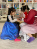 迪士尼（Disney）爱莎公主裙艾莎女童礼服裙生日礼盒套装木兰汉服爱莎女王装扮服装 单件安娜公主裙 130cm 晒单实拍图